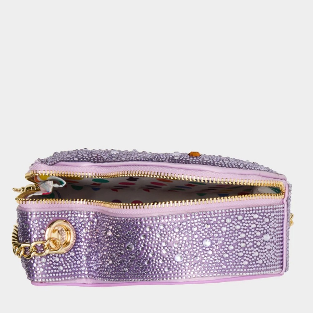 🐣 KITSCH PEEPS® RHINESTONE CHICK CROSSBODY BAG! by Betsey Johnson - Picture 5 of 7